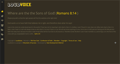 Desktop Screenshot of loudvoice.org